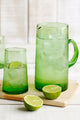 Green Glass Jug 1 Litre