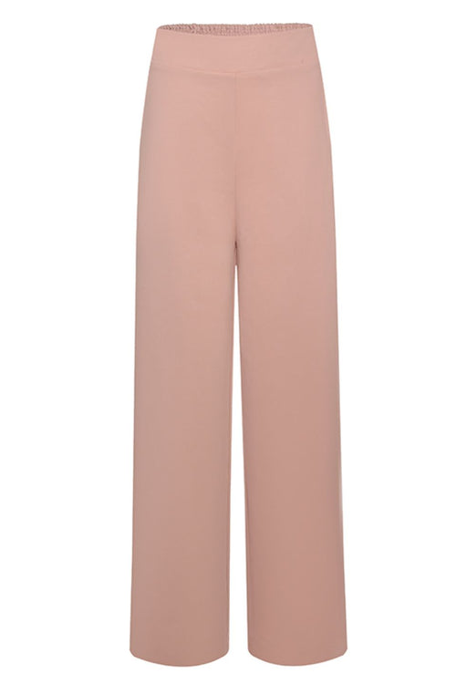 Favourite Blush Elastic Back Wide Leg Pants WW Pants Ivy + Jack   