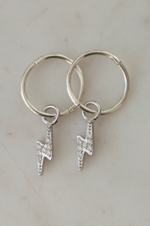 Flashy Sleeper Earrings Silver ACC Jewellery Sophie   