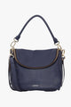 Frankie Fold Over Midnight Blue Shoulder Bag