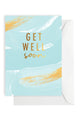 Get Well Brushy Greeting Card