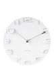 On The Edge White 42cm Wall Clock