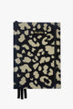 Leopard Linen Black + Gold Planner