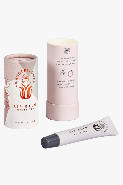 Lip Balm 100ml White Tea HW Beauty - Skincare, Bodycare, Hair, Nail, Makeup Wanderflower   