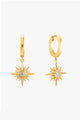 Midnight Star Huggie Hoop Gold EOL Earrings