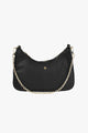 Paloma Black Pebble Gold Vegan Leather Crossbody Bag