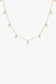 Dagger 18k Gold Plated Choker EOL Necklace