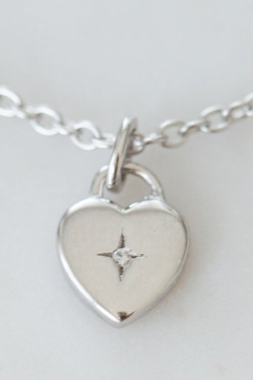 Sweetheart Silver Necklace ACC Jewellery Sophie   