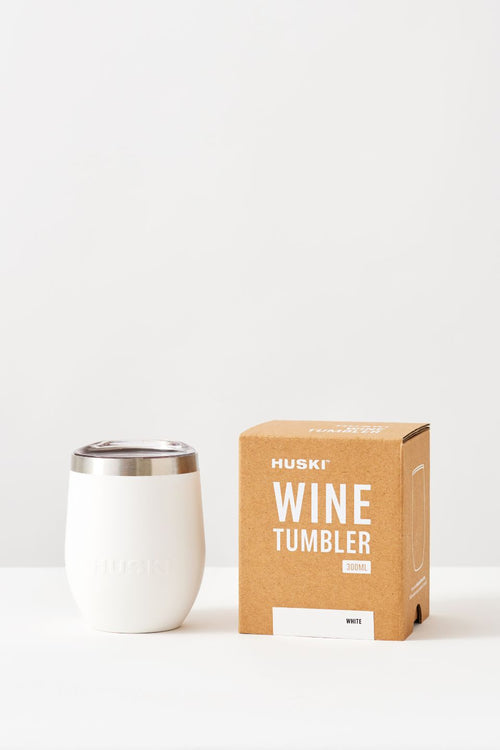 White Wine Tumbler HW Drink Bottles, Coolers, Takeaway Cups Huski   