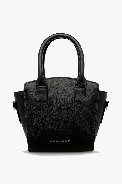 Worst Behind Us Black Leather Bag ACC Bags - All, incl Phone Bags Status Anxiety   