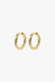 Edea Hoops Recycled Gold Plated EOL Earrings