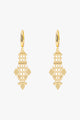 Florence Gold Pendant Earrings