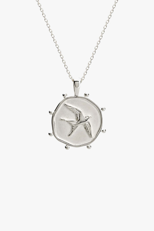 Swallow  Sterling Silver  Necklace ACC Jewellery Murkani   