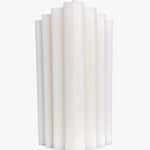 Gatsby White Candle Unscented H10cm X D4cm HW Fragrance - Candle, Diffuser, Room Spray, Oil Master + Jack   