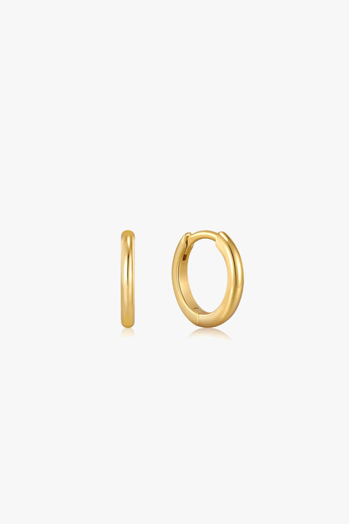 Ear Edit Gold Small Hoop Earrings ACC Jewellery Ania Haie   