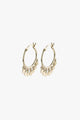 Panna Gold Multi Mini Charm EOL Hoop Earrings