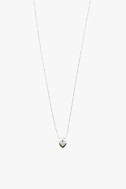 Jayla Heart Pendant Necklace Silver Plated ACC Jewellery Pilgrim   