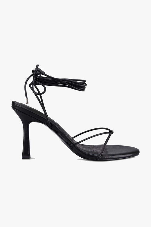 Honey Black Ankle Strap Heel ACC Shoes - Heels Sol Sana   