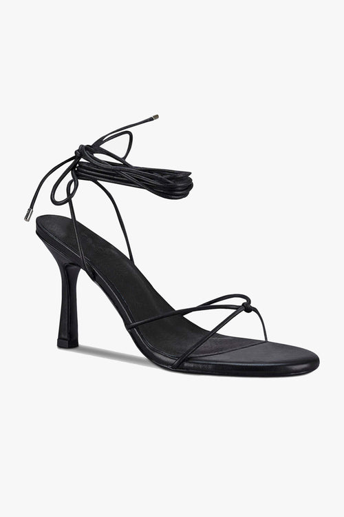 Honey Black Ankle Strap Heel ACC Shoes - Heels Sol Sana   