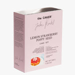 Lemon, Strawberry & Poppy Seed Cake Mix HW Food & Drink The Caker   