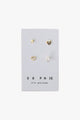 Love You Gold Stud Earring Set