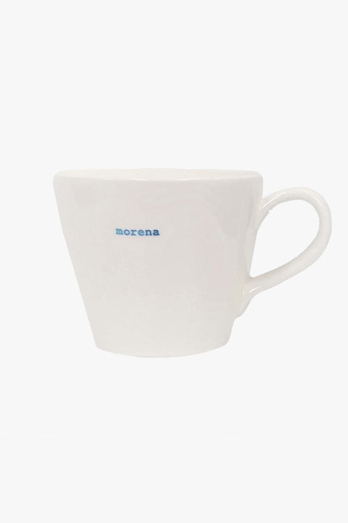 Morena White Bucket Mug 350ml HW Mugs Keith Brymer Jones   