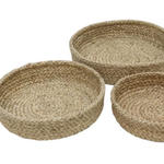 Seagrass Natural Beige Tray Small HW Storage - Stand, Bottle, Box, Basket, Tray Le Forge   