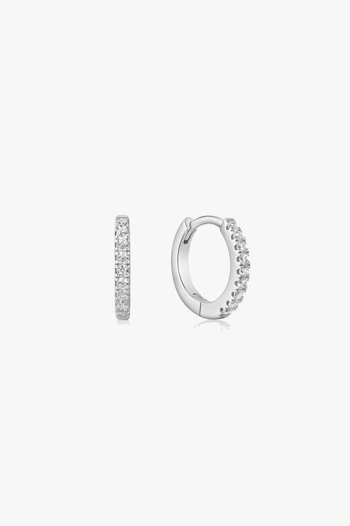 Ear Edit Silver Small Hoop Earrings ACC Jewellery Ania Haie   