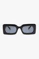 Twiggy Black Eco Square Sunglasses