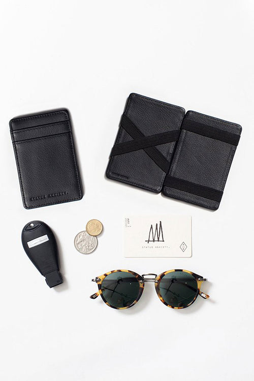 black card wallet